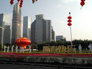 深圳CBD高楼林立的城市景观