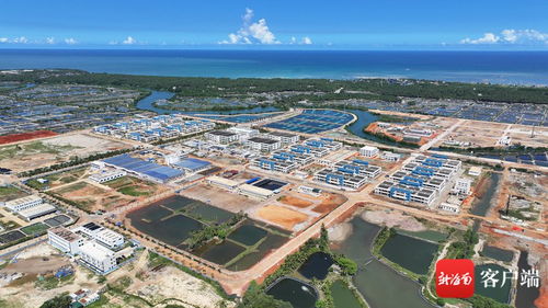 现代化渔业园区全景图