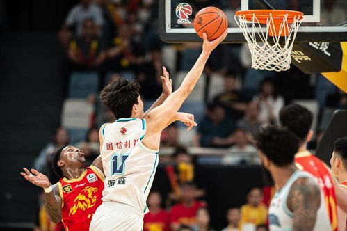杨瀚森在CBA比赛中