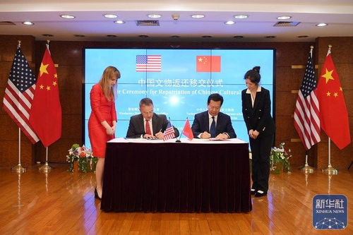 纽约返还仪式现场