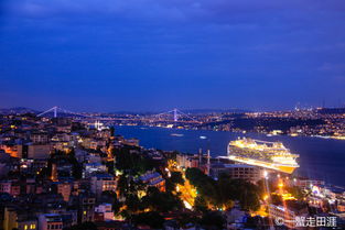 伊斯坦布尔城市夜景