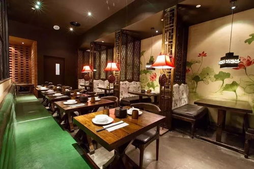 绿茶餐厅内景与顾客互动场景