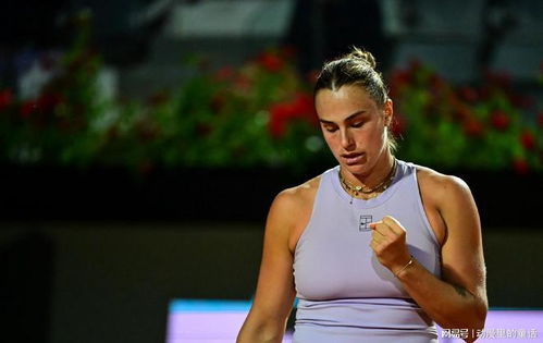 郑钦文与萨巴伦卡在网前对峙