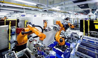 宁德时代生产车间自动化生产线