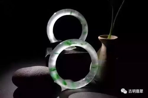 翡翠手镯的色根展示