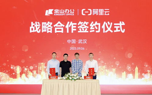 阿里云与金山办公合作展示图