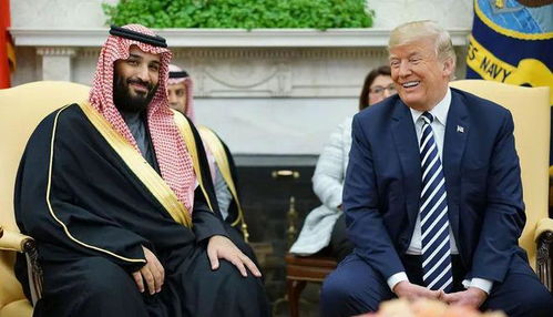 沙特王储迎接特朗普