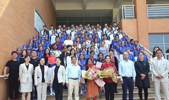 中印青年文化交流活动现场照片