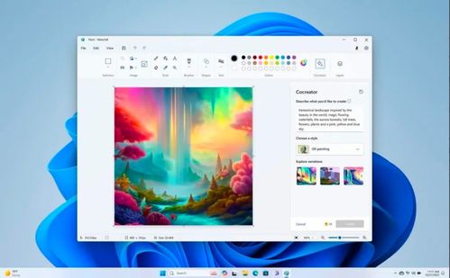 微软Copilot AI助手界面展示图