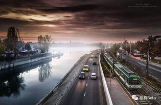 大雾中的布达佩斯街头拍摄画面