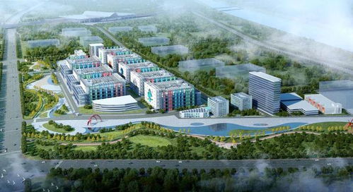 园区内的绿色数据中心与智能管理系统界面展示