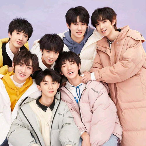 时代少年团成员在手机前展示美团优惠券