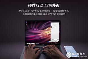 用户使用华为设备多屏协同场景图