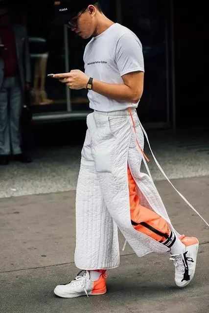 街头潮流风穿搭展示图