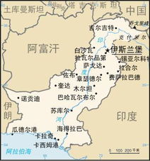 印度与巴基斯坦交界河流地图