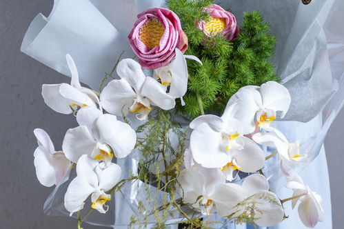 黄金手捧花特写镜头