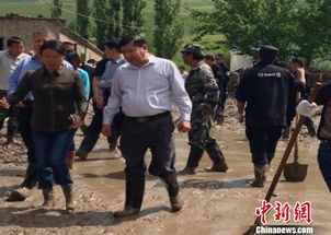 伊犁山洪现场图片