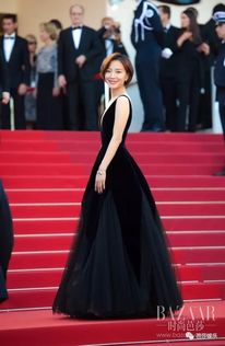 戛纳红毯上的苏敏阿姨