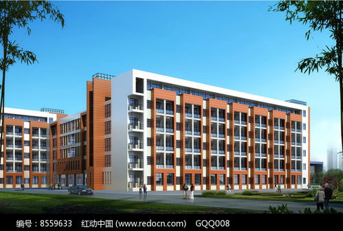 学生宿舍楼外观设计图