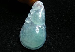 翡翠内部棉絮细节图