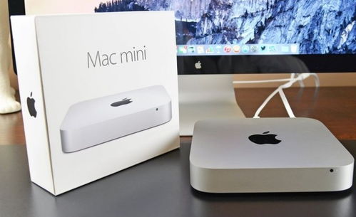 Mac mini 主机正面展示
