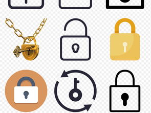 网络信息安全图标示意图