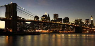 纽约大桥附近人群围观事故现场