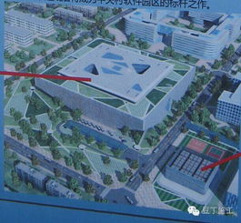 腾讯总部大楼与AI技术概念图结合场景