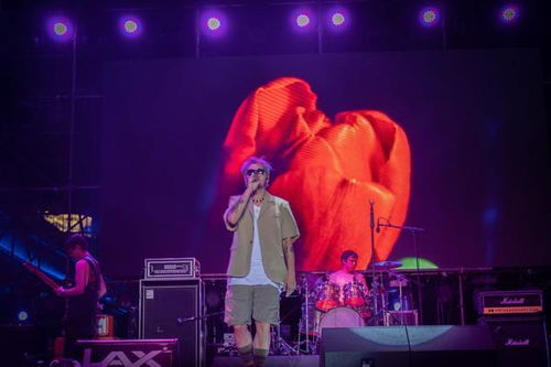 王栎鑫轻松享受音乐节美食