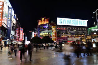 成都春熙路夜景与巨型广告屏幕