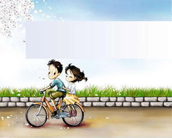 两人坐在桃树下交谈