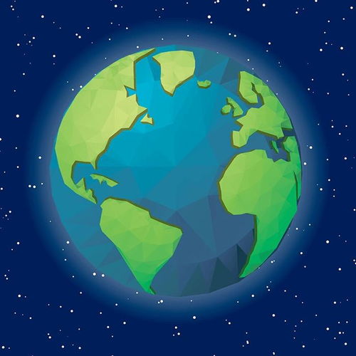 地球仪与各国国旗背景图