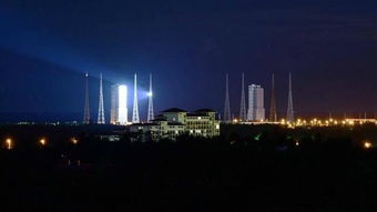 海南文昌商业航天发射场夜景