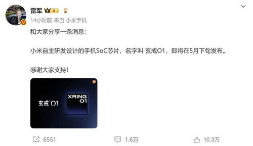 小米玄戒 O1 芯片跑分曝光，10 核 3.9GHz 真能打？