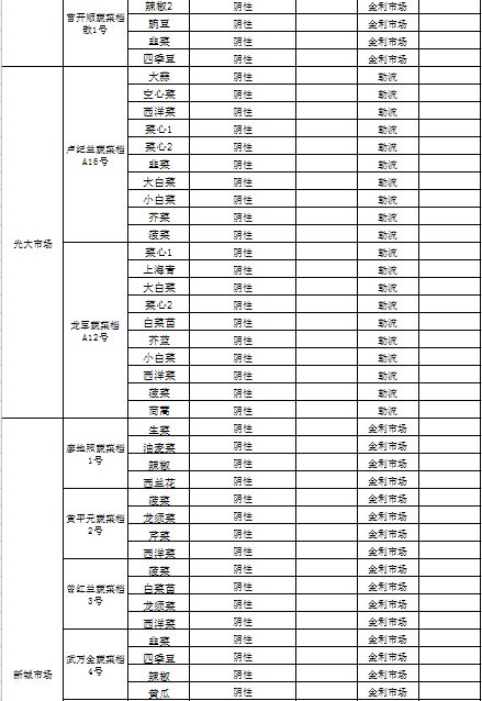 食品实验室检测报告示意图
