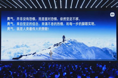 雷军在发布会现场演讲照片