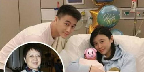 奚梦瑶与丈夫在家中互动