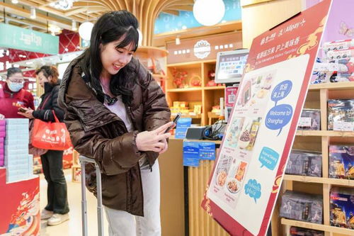 外国游客使用移动支付购物