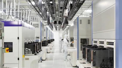 中国芯片制造工厂内部场景