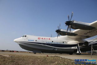国产大型水陆两栖飞机鲲龙AG600飞行测试中