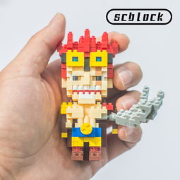 刚完成的积木作品展示