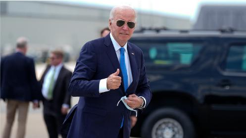 拜登在特拉华州露面