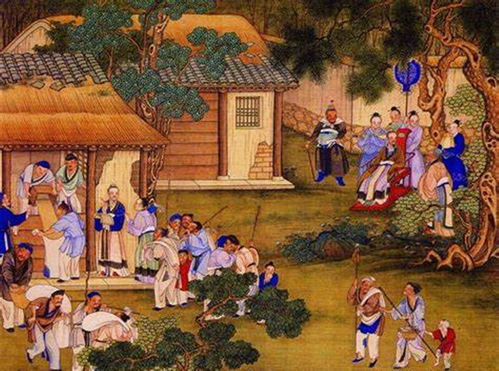 唐代宫廷节俭生活的绘画场景