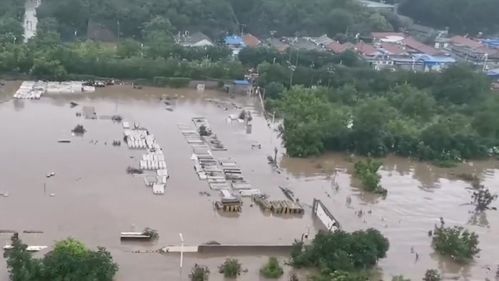 广东阳西暴雨现场航拍图