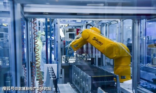 工厂内自动化生产线与太阳能板