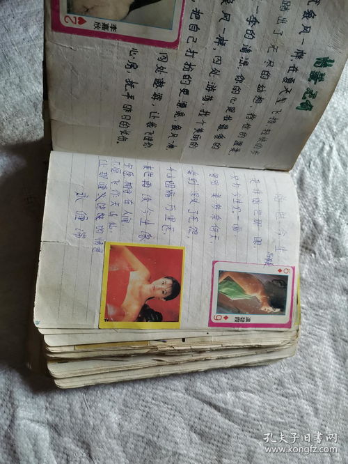 一本泛黄的日记本上贴着演唱会门票