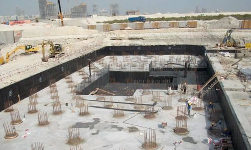 施工现场疑似松动地基