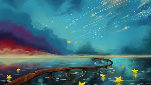 一座神秘的宫殿悬浮在云层之上