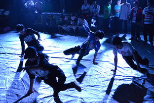 街舞爱好者在活动现场合影