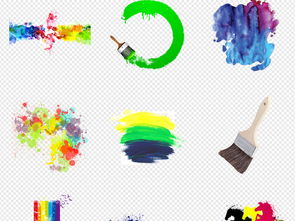 布满墨迹与颜料的桌面